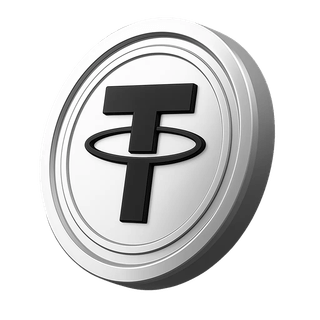 Tether USDT Krypto-Coin in einem Abschnitt für den Vertrauensaufbau bei Anlegern