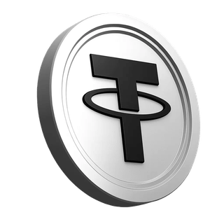 Tether USDT-Coin-Element in der Vertrauenszone der Trading-Community